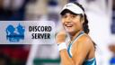 Discovery splash banner for Emma Raducanu Fans Server Discord server