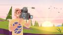 Discovery splash banner for Filmmaker Basics Discord server