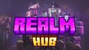 Discovery splash banner for Minecraft Realm Hub Discord server