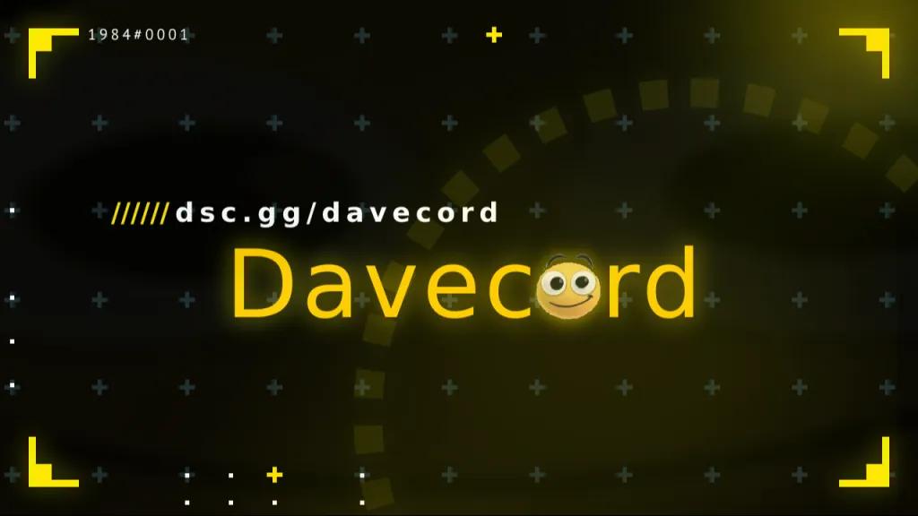Discovery splash banner for davecord Discord server