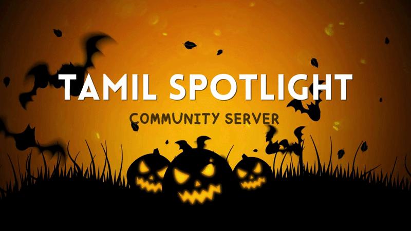 Discovery splash banner for Tamil Spotlight Discord server