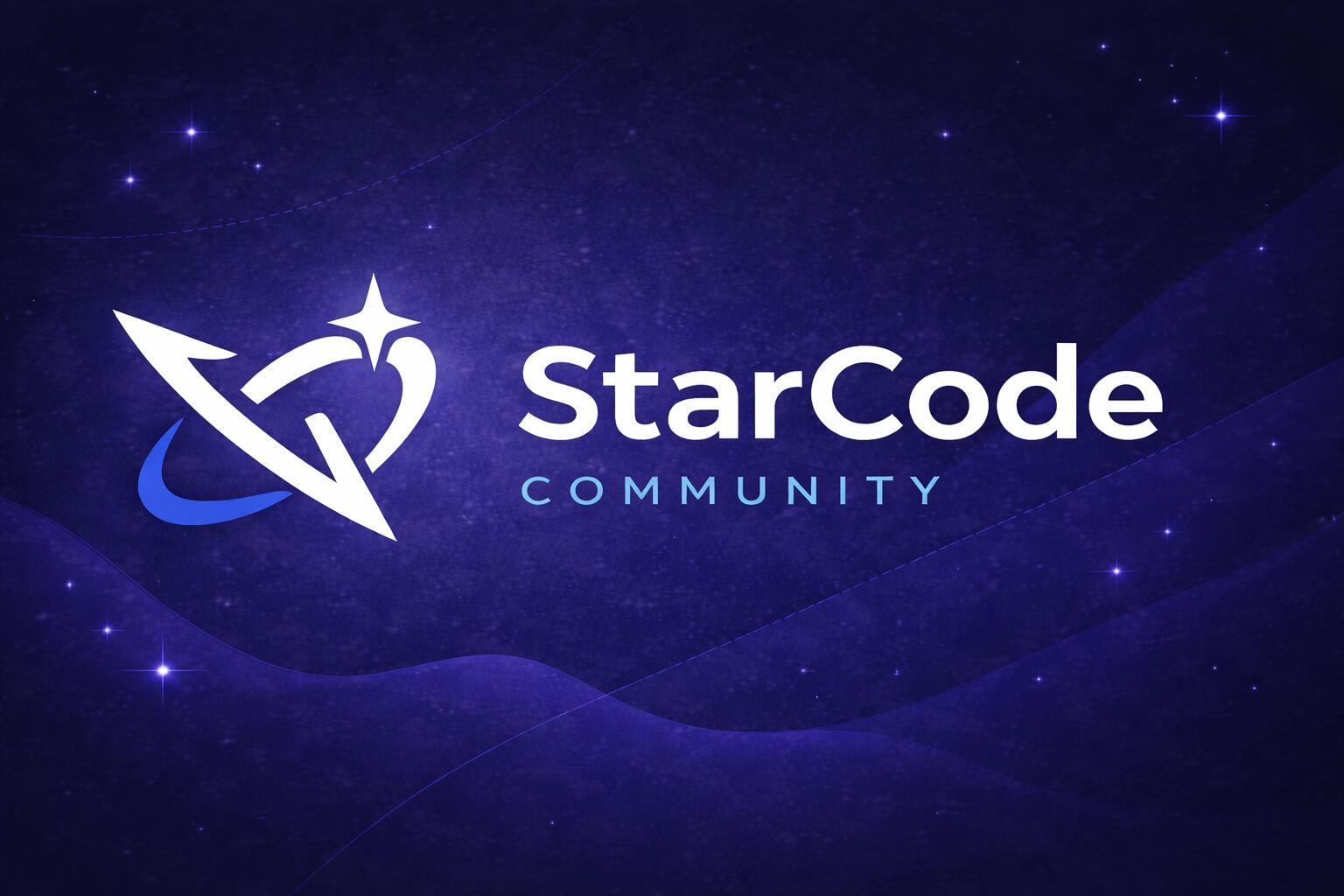 Discovery splash banner for Star Code Discord server