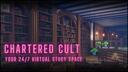 Discovery splash banner for Chartered Cult Discord server