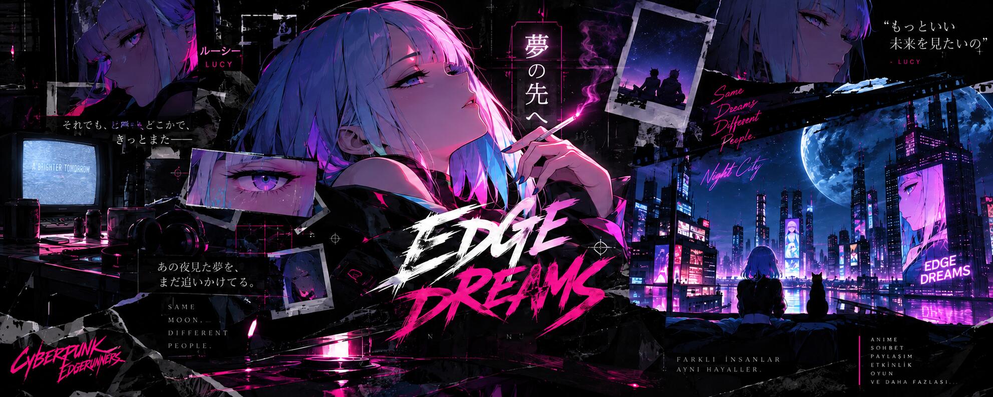 Discovery splash banner for 乄 Edge Dreams #Yetkili Alım Discord server