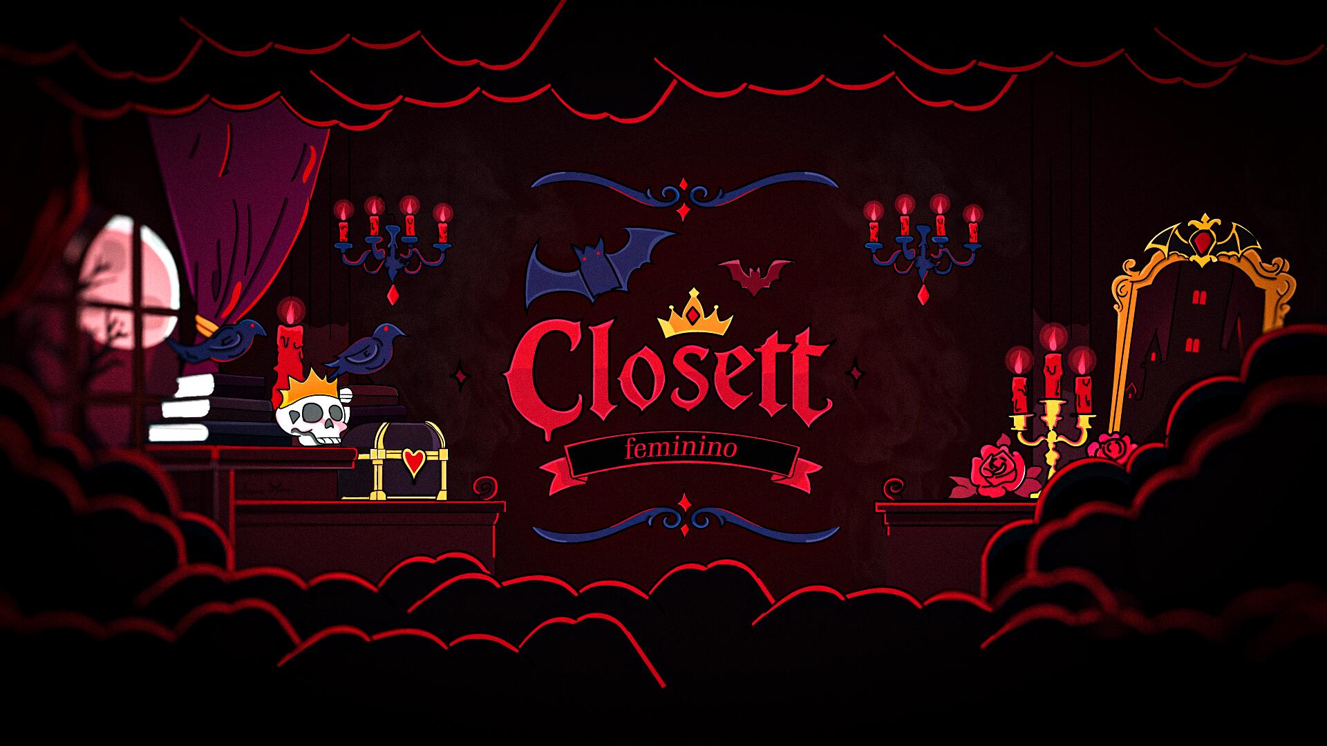 Discovery splash banner for ClosettWeen 🎃🕸 Discord server