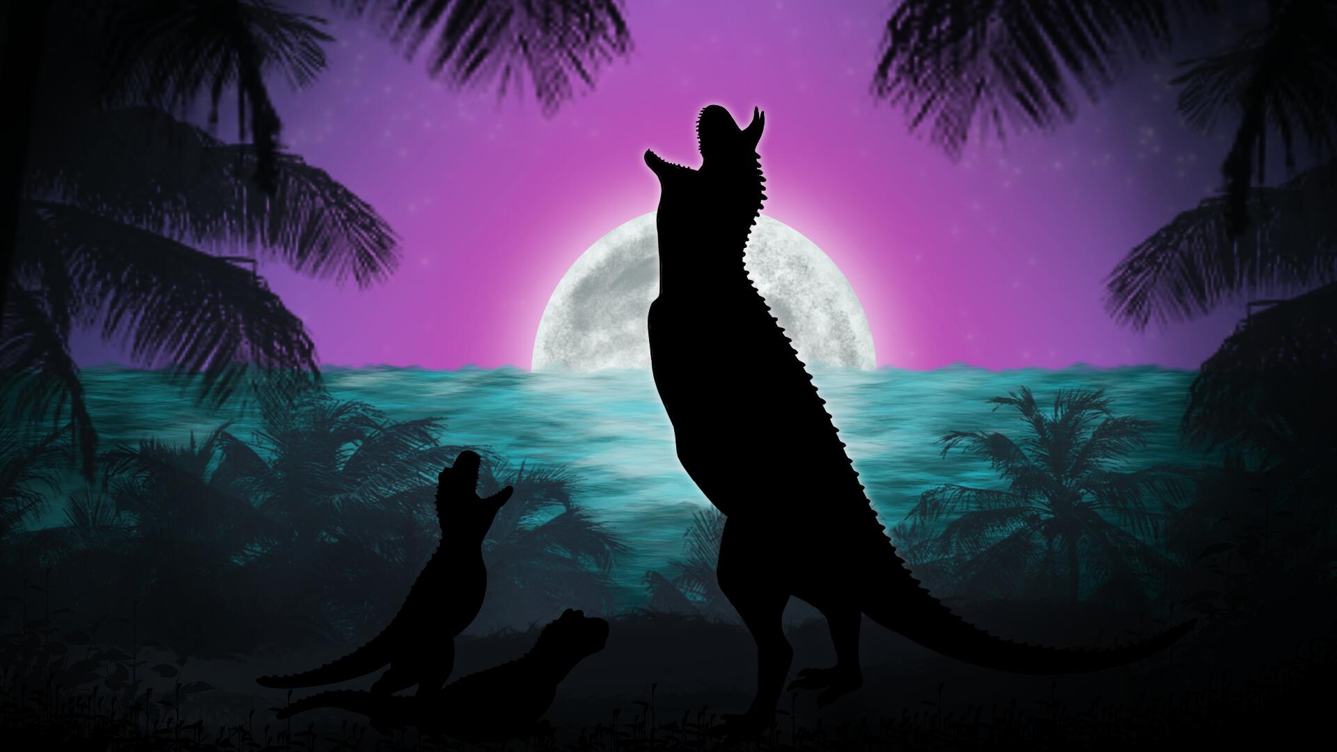 Discovery splash banner for Fossil Falls - The Isle Discord server