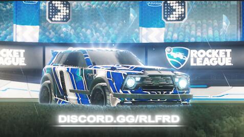 Discovery splash banner for Rocket League France Discord server