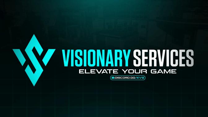 Discovery splash banner for Visionary Services Discord server