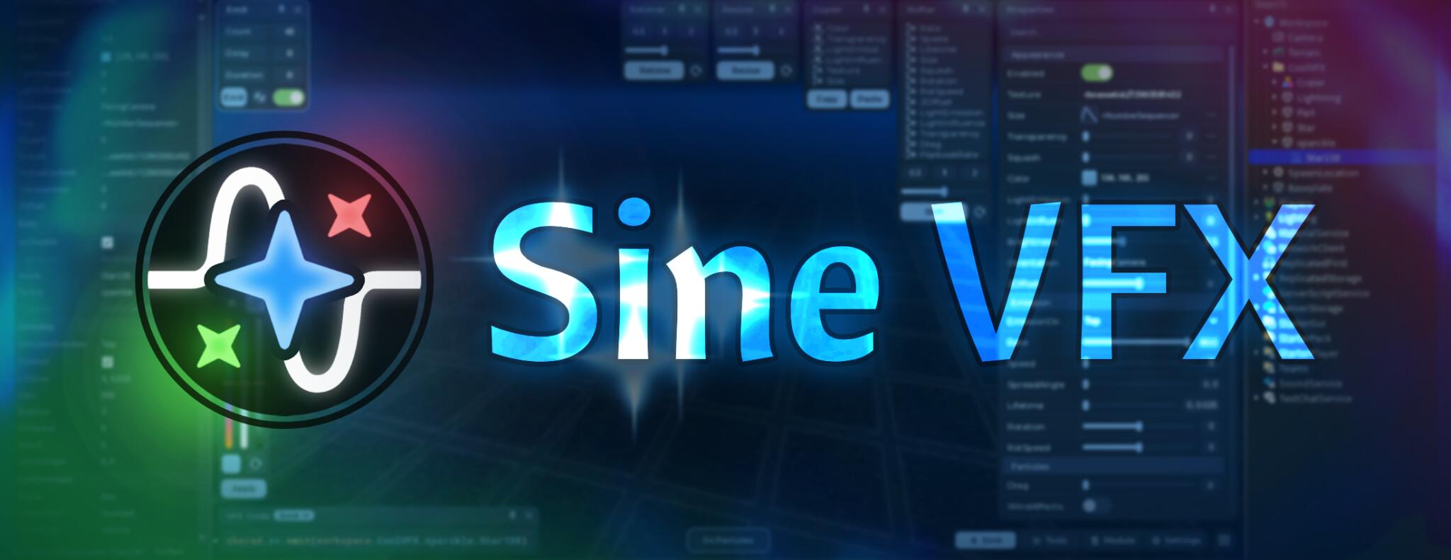 Discovery splash banner for Sine VFX Discord server