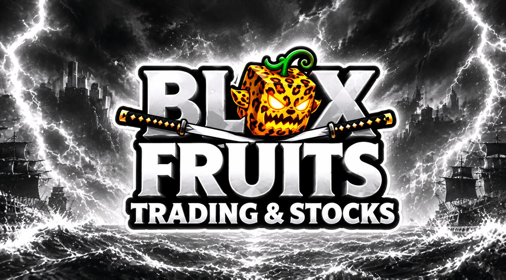 Discovery splash banner for Blox Fruits Trading & Stocks| Discord server