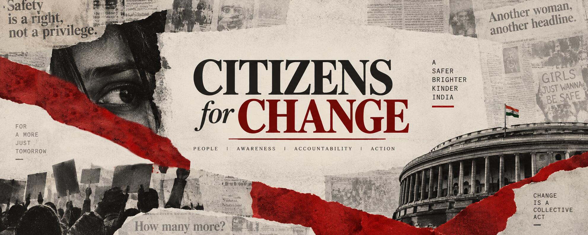 Discovery splash banner for Citizens for Change Discord server