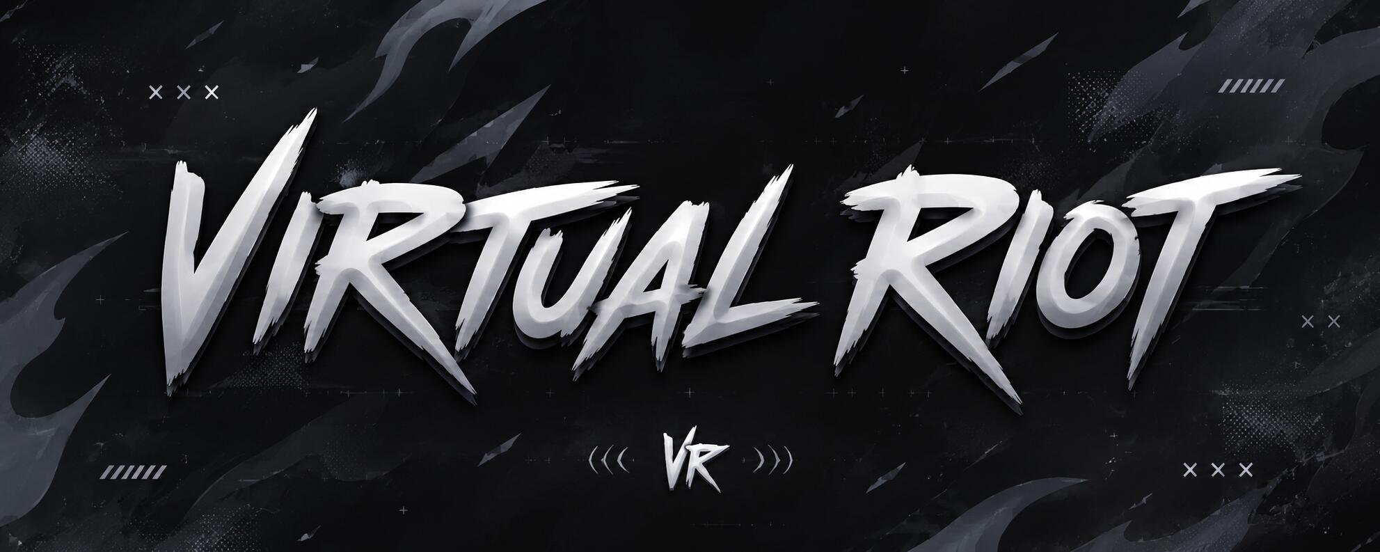 Discovery splash banner for Virtual Riot Discord server