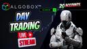 Discovery splash banner for AlgoBox™ Trade Room Discord server