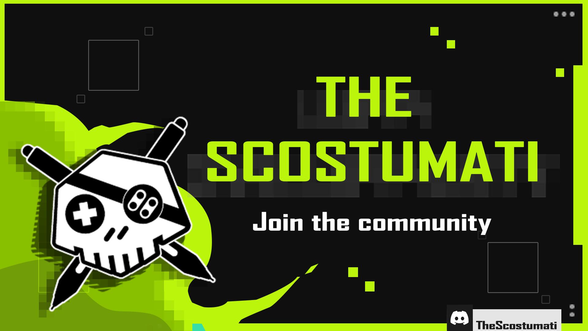 Discovery splash banner for TheScostumati Discord server