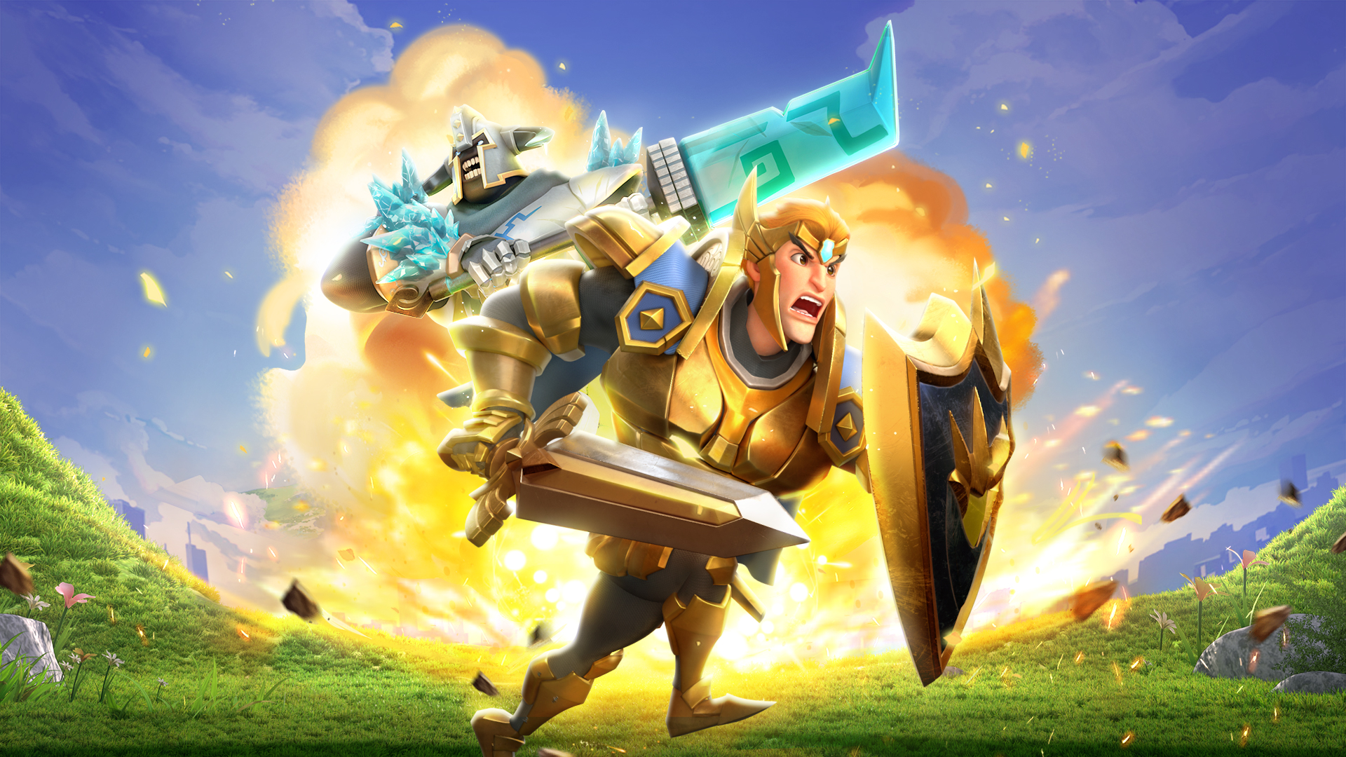 Discovery splash banner for Lords Mobile ES Discord server