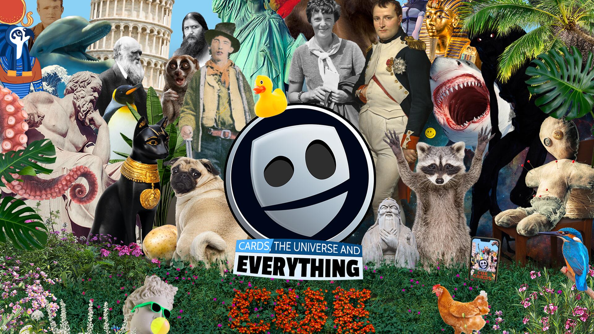 Discovery splash banner for CUE Cards Discord server