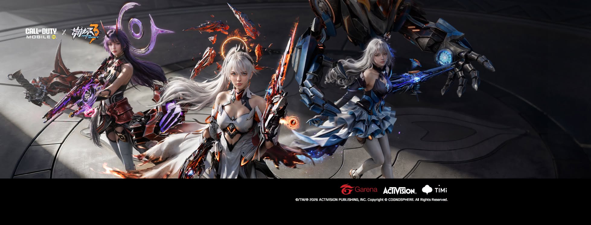 Discovery splash banner for Garena SMP CODMMUNITY Discord server