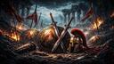 Discovery splash banner for 300 SPARTANS Gaming Greek Community Discord server
