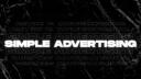 Discovery splash banner for Simple Advertising | Advertise・Self Promo・Twitter・Social Media・YouTube・Instagram・Tiktok・Partnerships Discord server