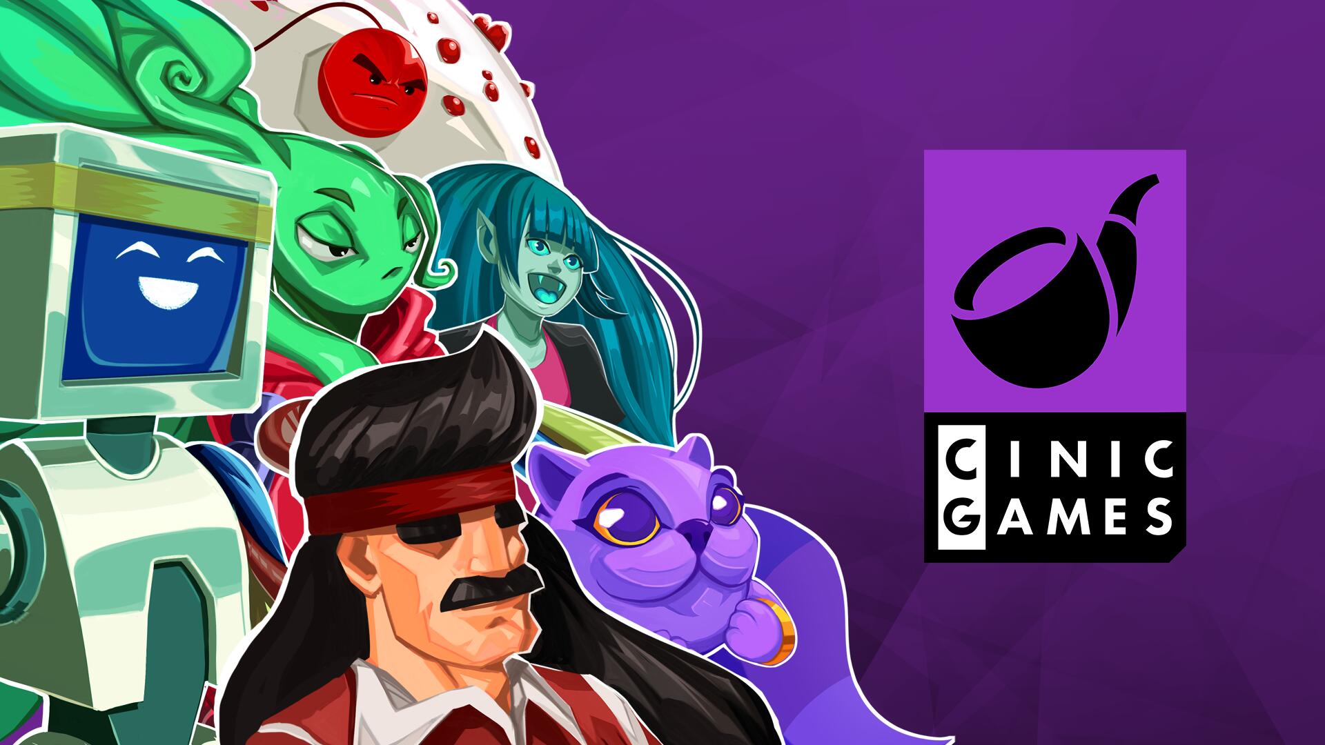Discovery splash banner for CINIC Games Discord server