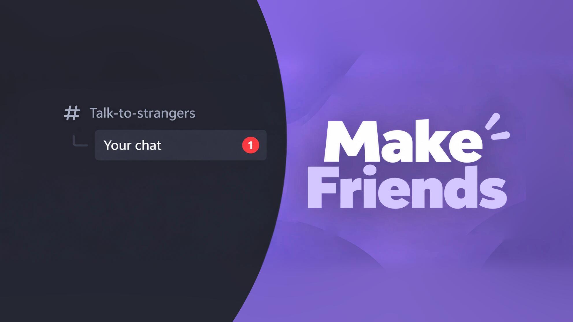 Discovery splash banner for Chitchat.gg - Make friends Discord server