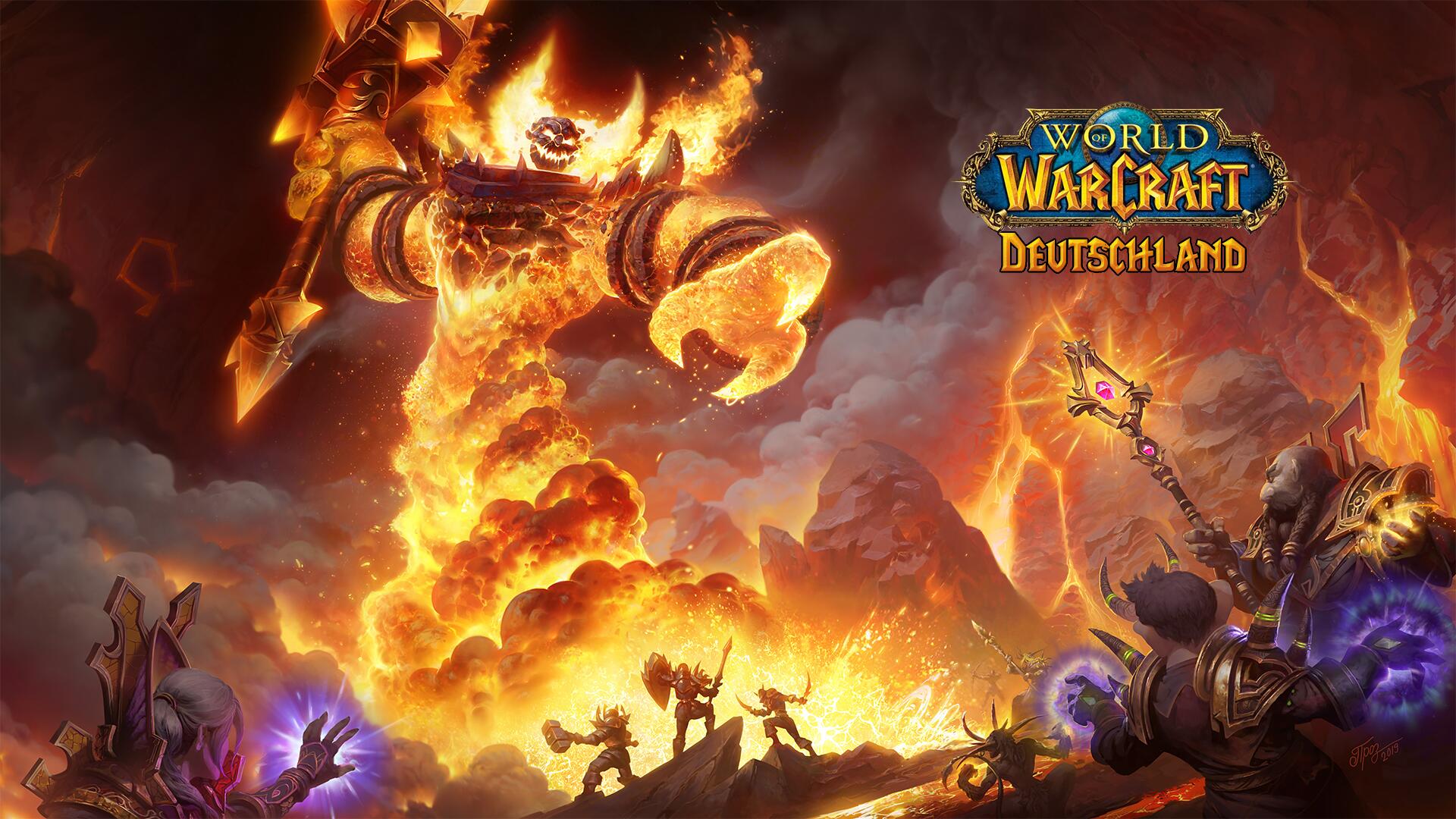 Discovery splash banner for WoW Deutschland Discord server