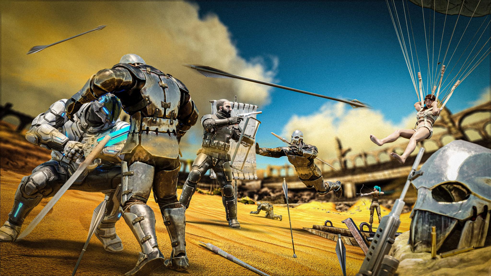 Discovery splash banner for Dedi Oasis™ | Ark PvP Arena Discord server