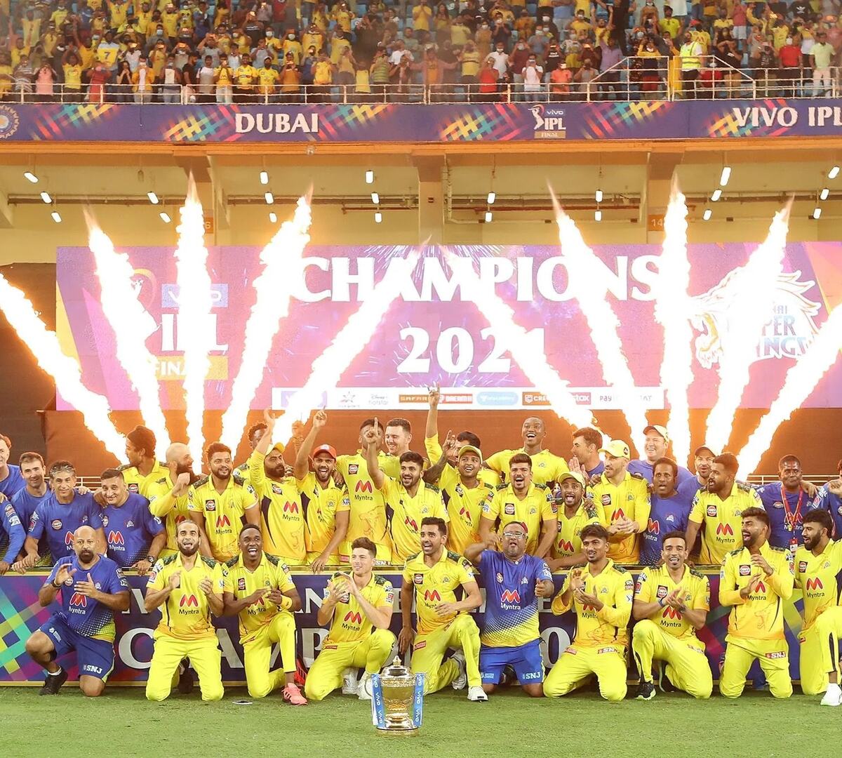 Discovery splash banner for CSK - Chennai Super Kings Discord server
