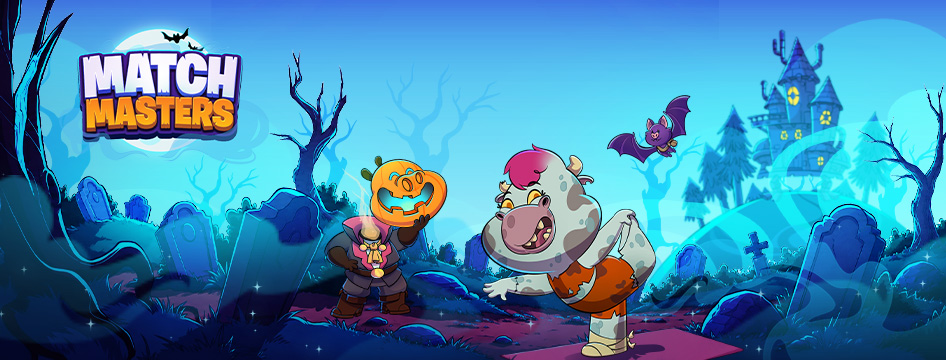 Discovery splash banner for Match Masters Discord server